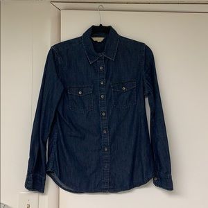 Banana Republic Jean Button Up